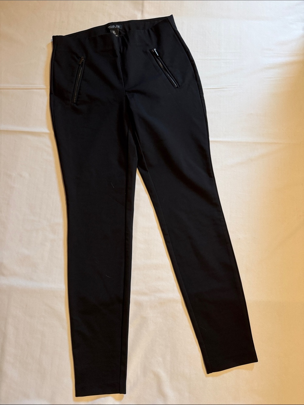 Rachel Zoe Dressy Black Skinny Pants Pull On Women's Size 6